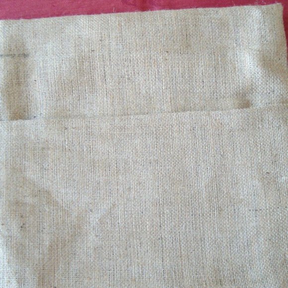 Vintage French Grain Sack Burlap Pillow Cover - Picture 3 of 4